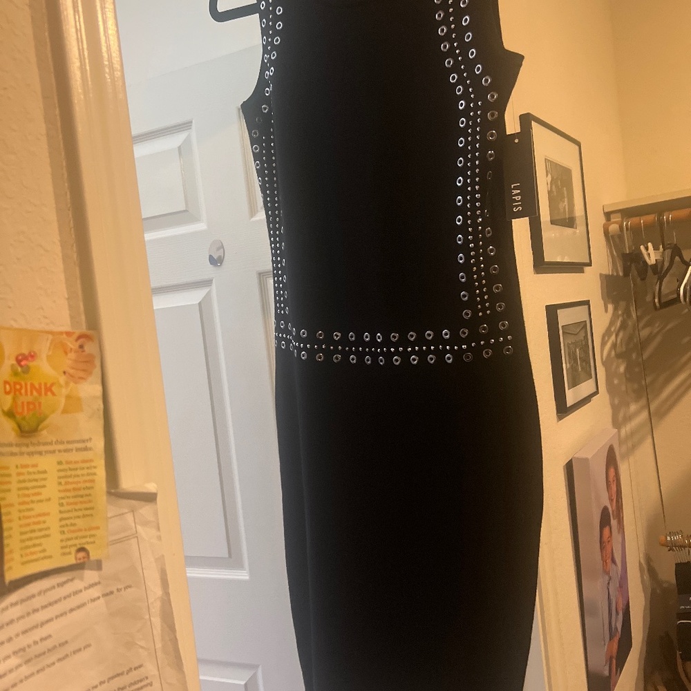 Lapis new black dress